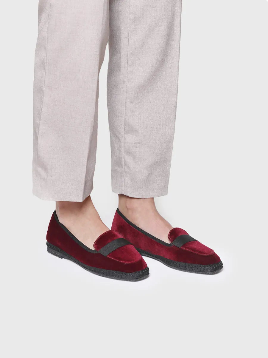 Toni Pons Celine mocassin velours noir plat