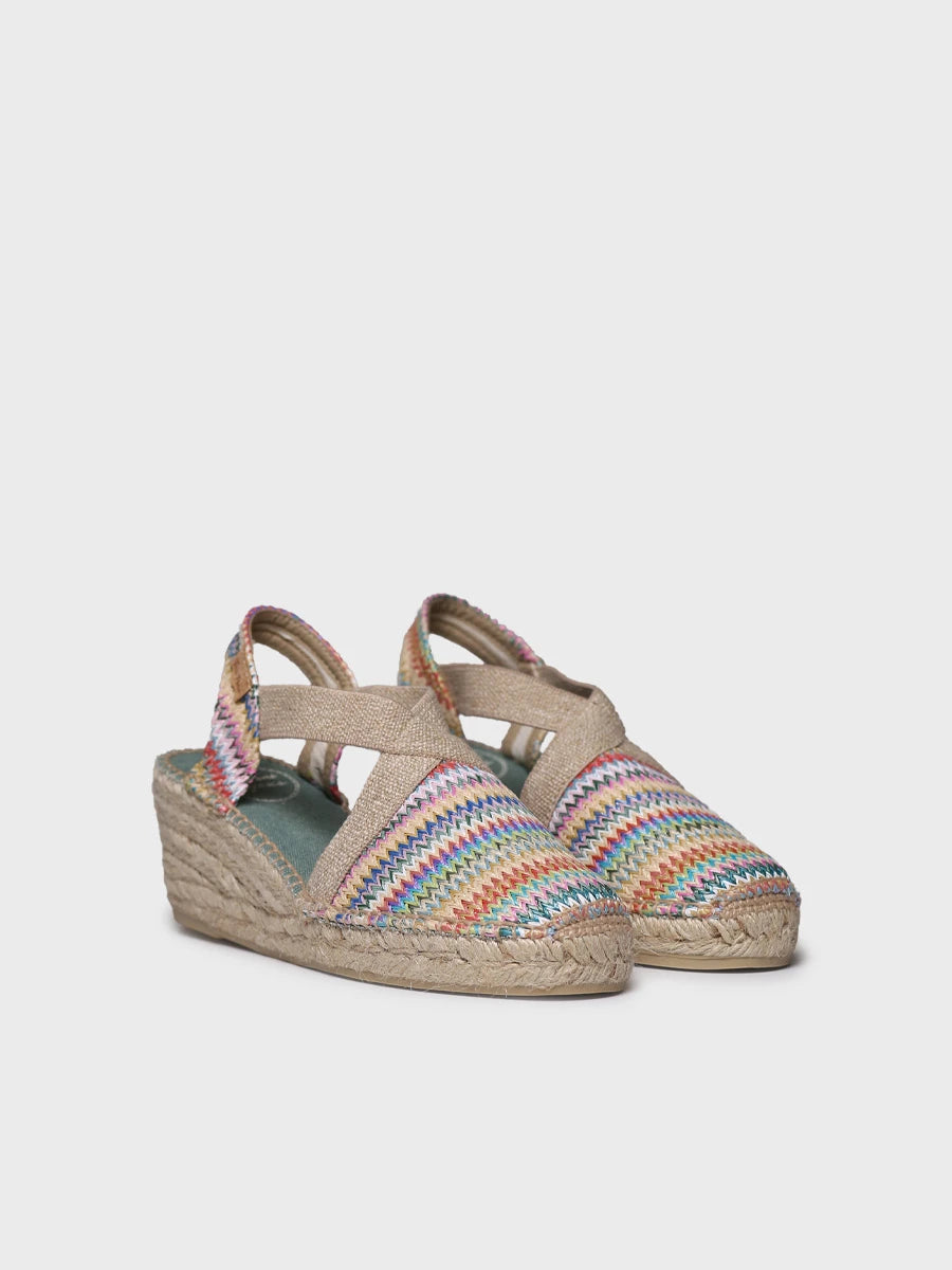 Toni Pons Terra-MH espadrilles compensées raphia