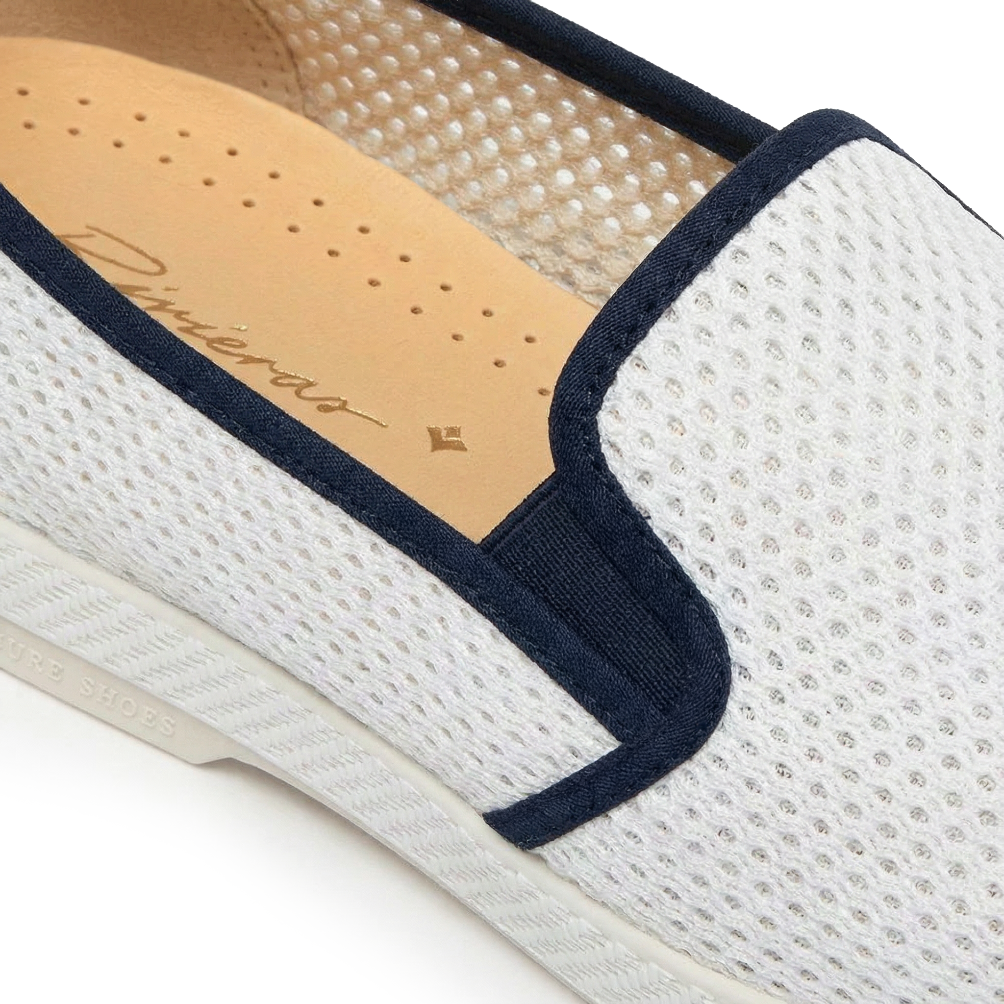 Rivieras Classic Filet Blanc espadrilles blanc mesh