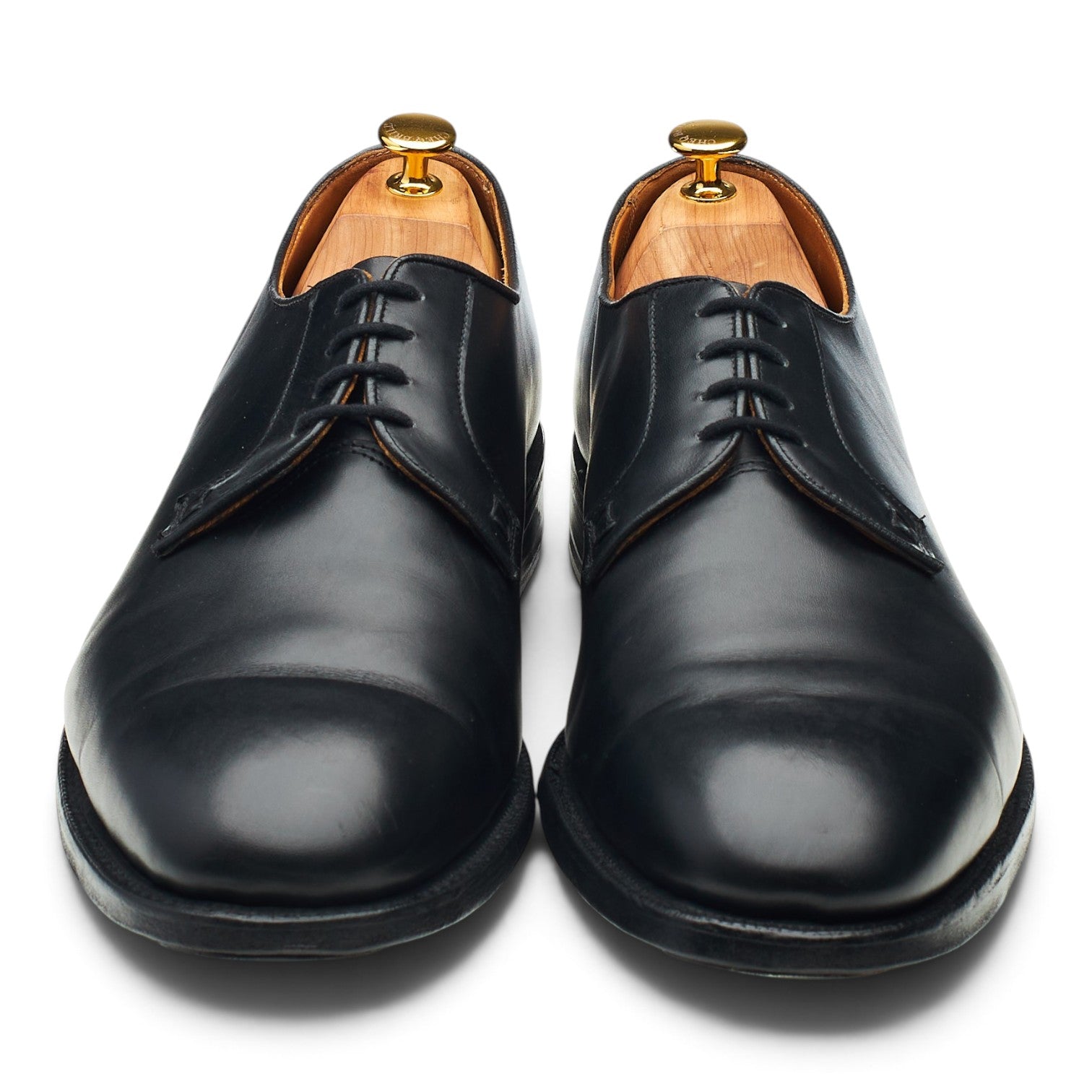 Tricker's Barnes derby cuir noir pointure 13 large