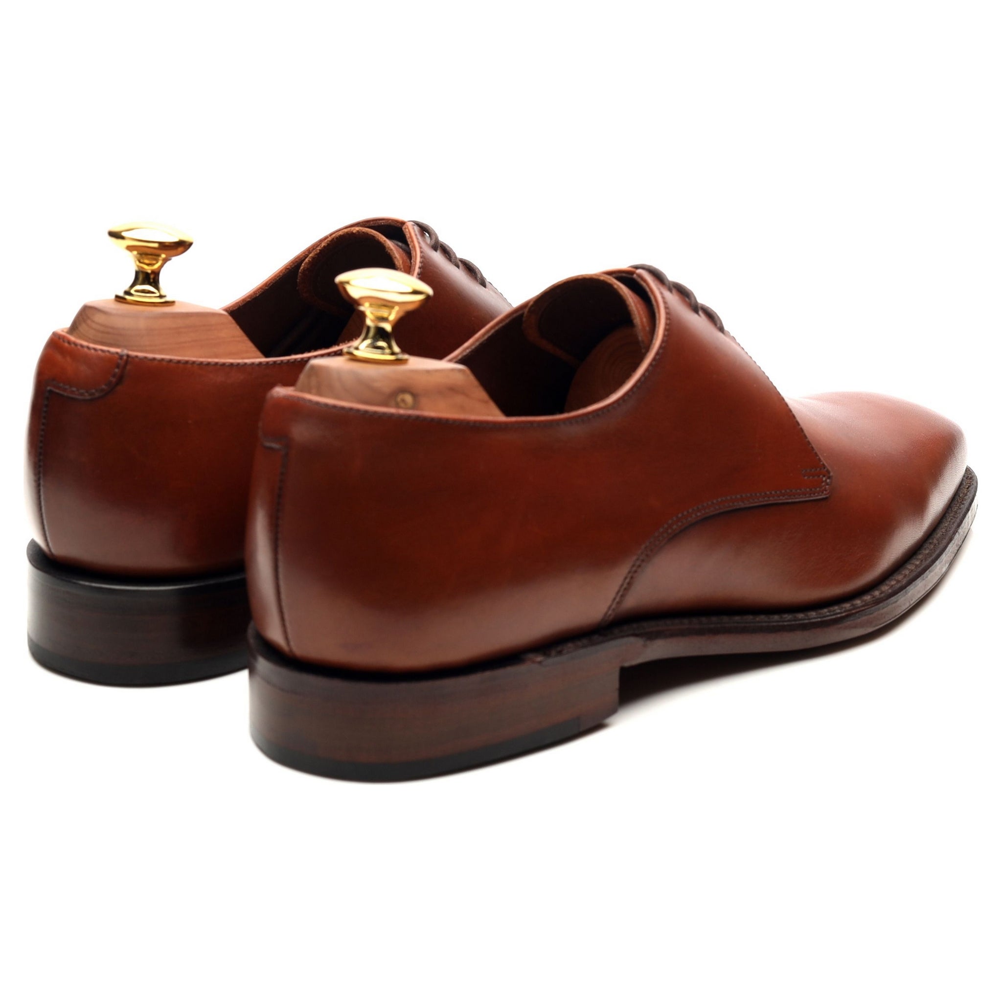 Loake 1880 Cornwall Derby cuir camel UK 6 étroit