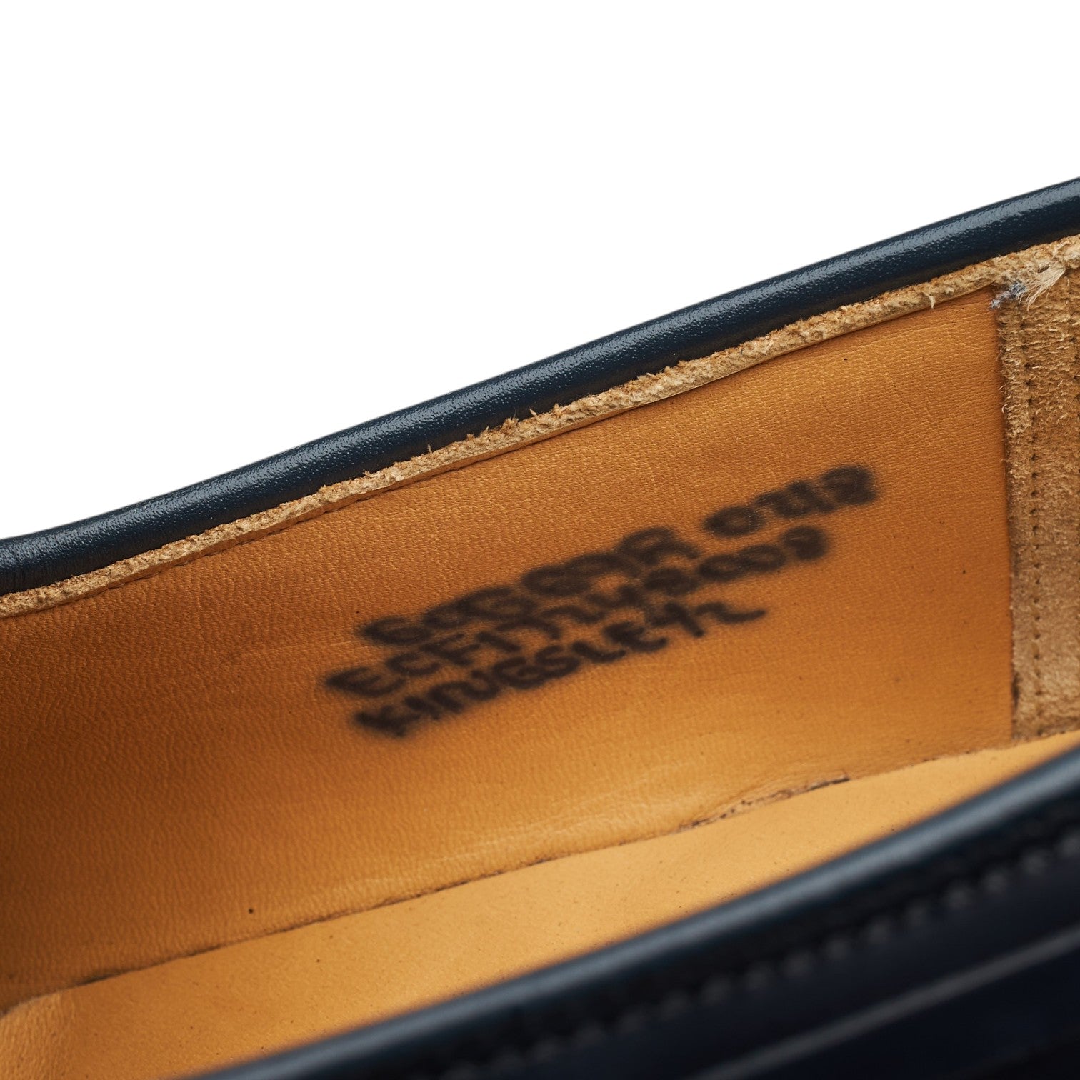 Church's Kingsley 2 mocassins cuir bleu marine UK 6