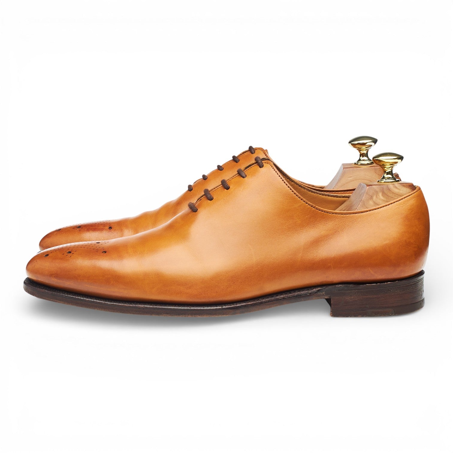 Marks & Spencer richelieu cuir marron UK 7,5 homme