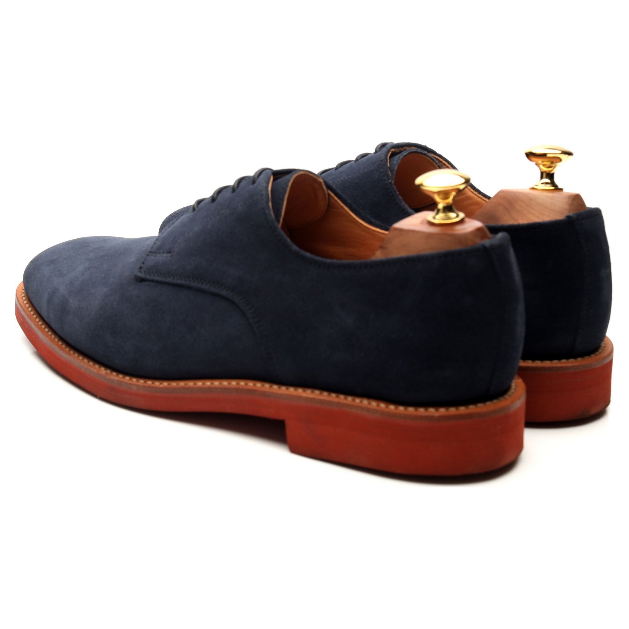 Sanders Jack derbies daim bleu marine pointure UK 9