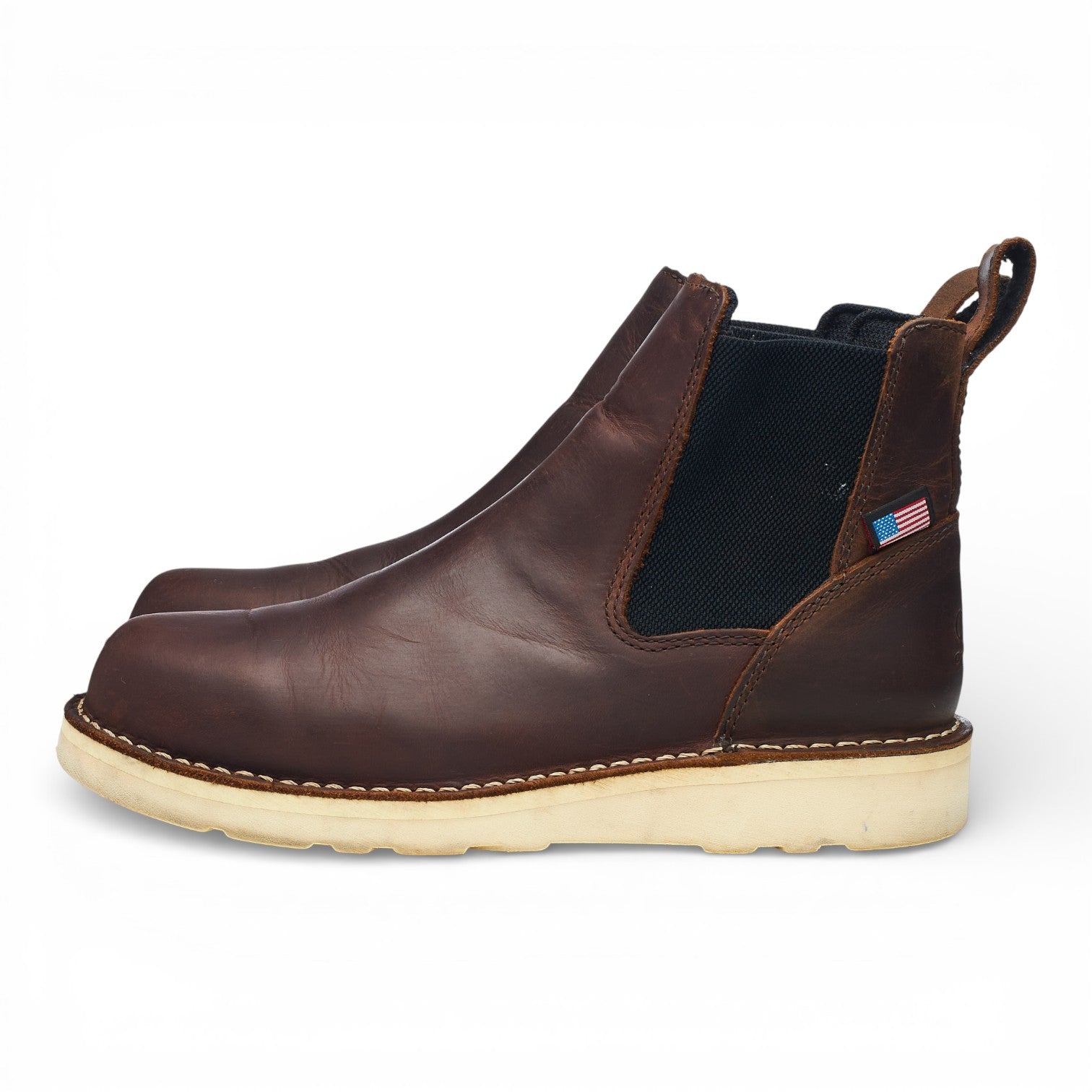 Danner Bull Run boots chelsea cuir marron UK 7 femme