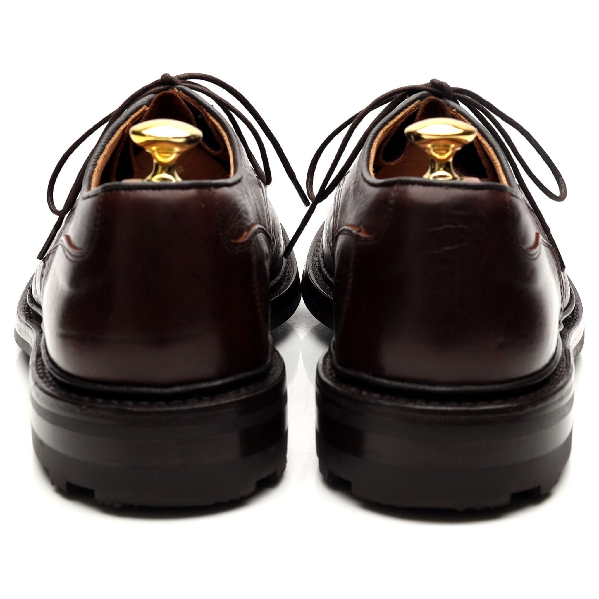 Tricker's Woodstock derby cuir marron pointure UK 8