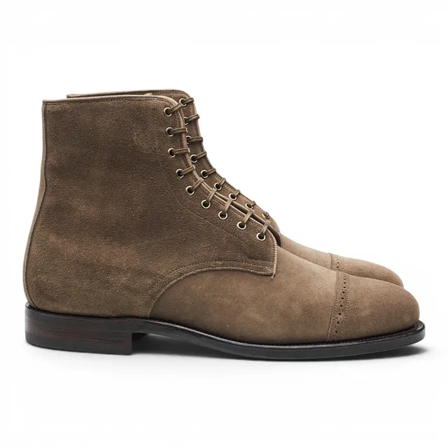 Viberg Service Boot boots suède gris UK 9