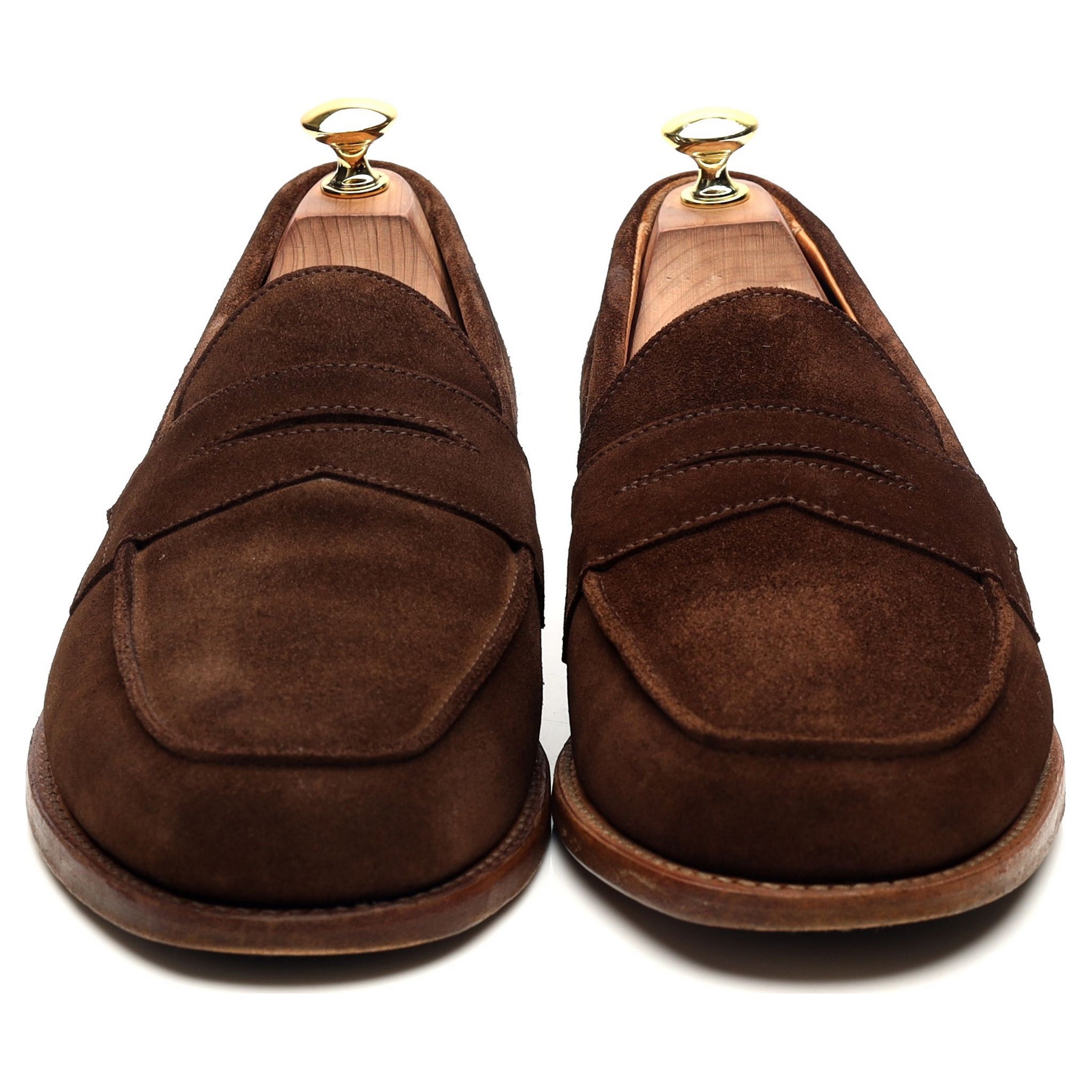 Sanders Madrid mocassins daim marron UK 8