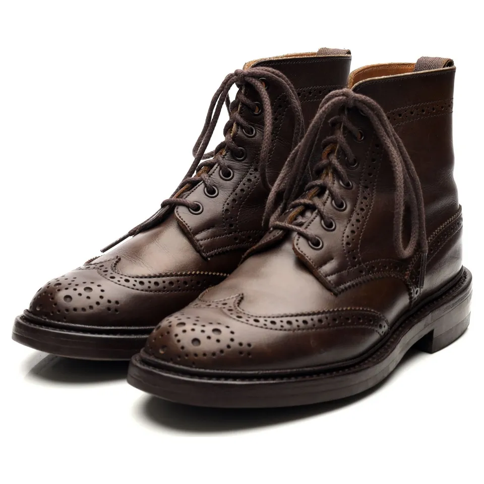 Tricker's Stephy boots cuir marron UK 5 femme