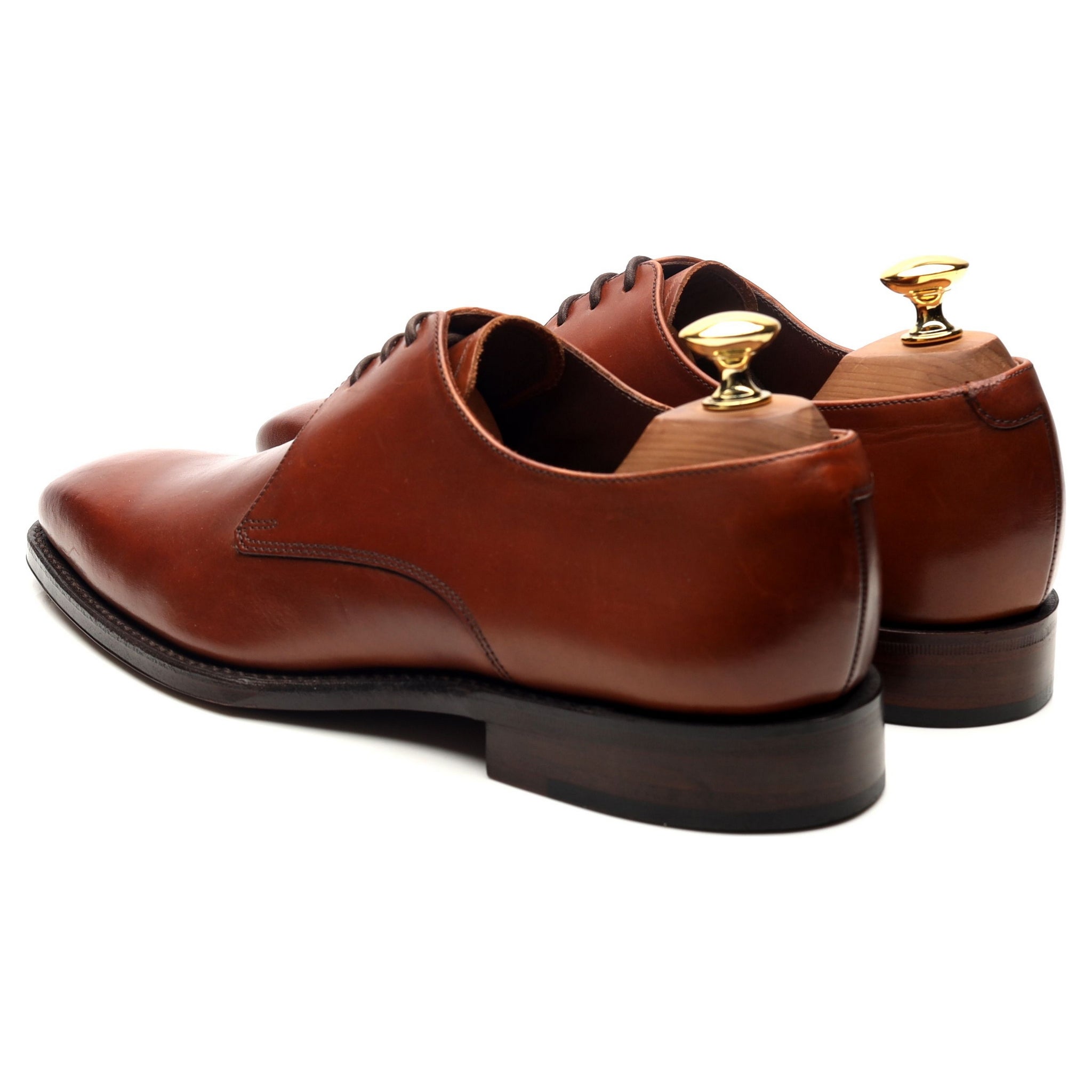 Loake 1880 Cornwall Derby cuir camel UK 6 étroit