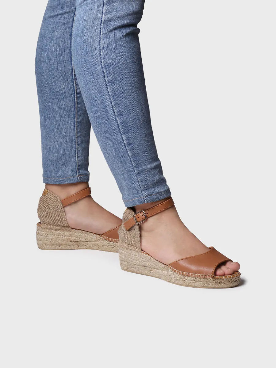 Toni Pons Briella-P espadrilles cuir compensées 4,5 cm