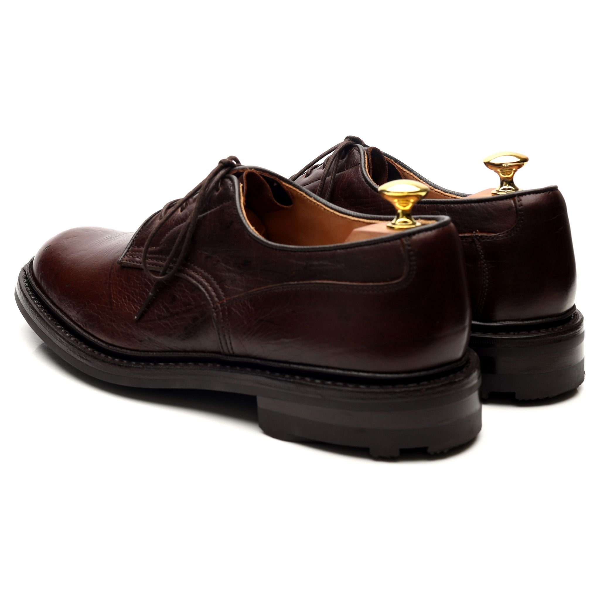 Tricker's Woodstock derby cuir marron pointure UK 8