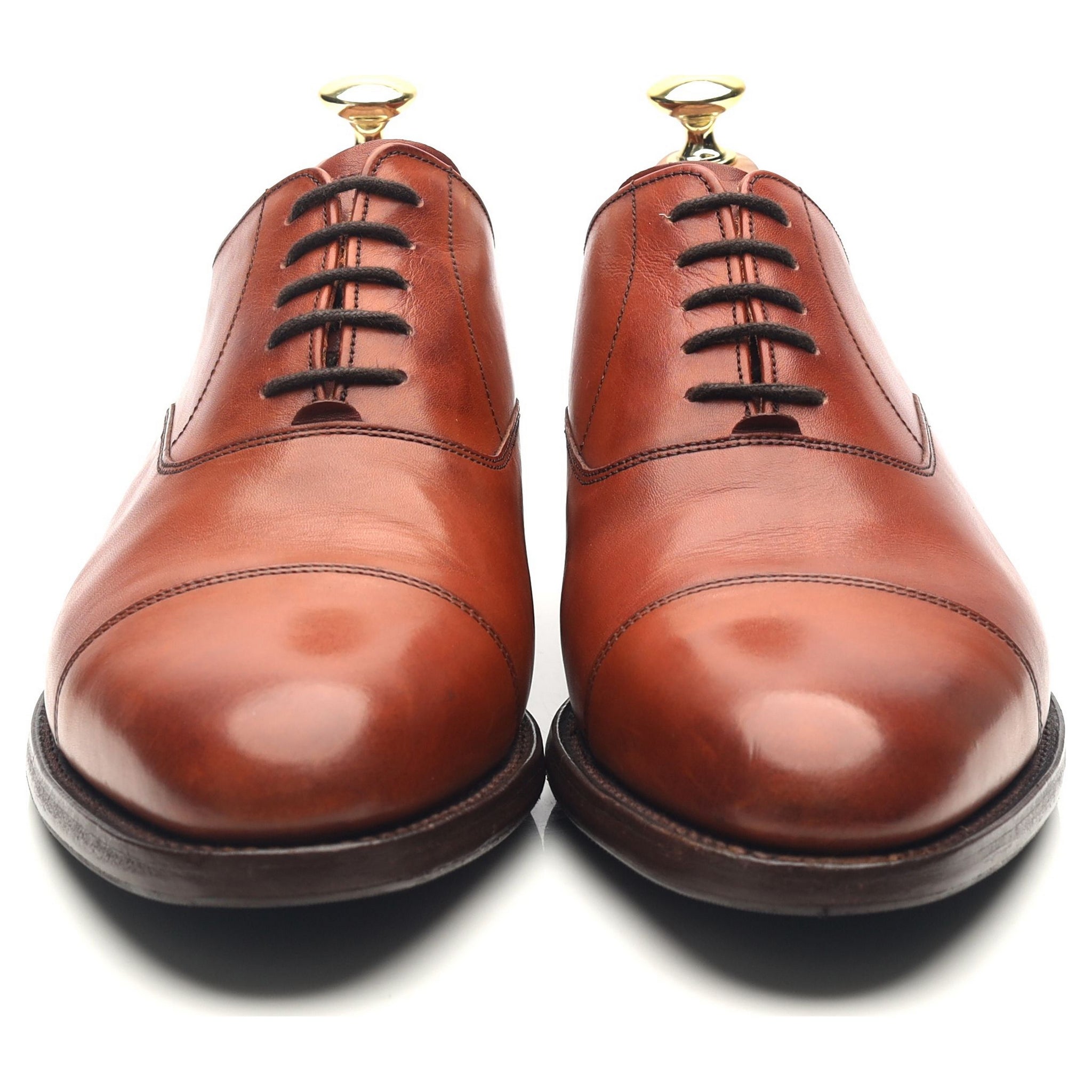 Barker Duxford richelieu cuir marron 7 UK large