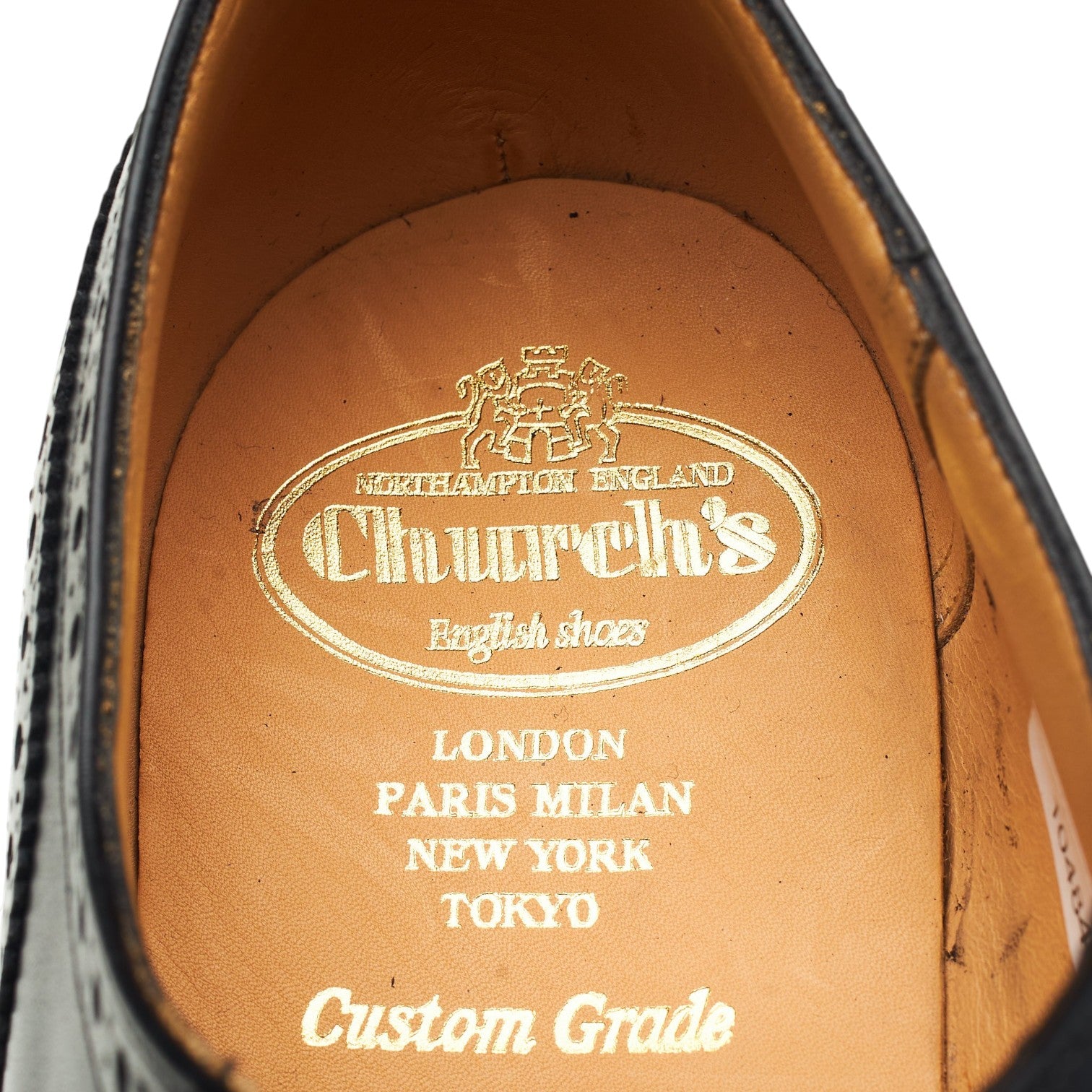 Church's Chetwynd richelieu noir pointure UK 8.5 cuir