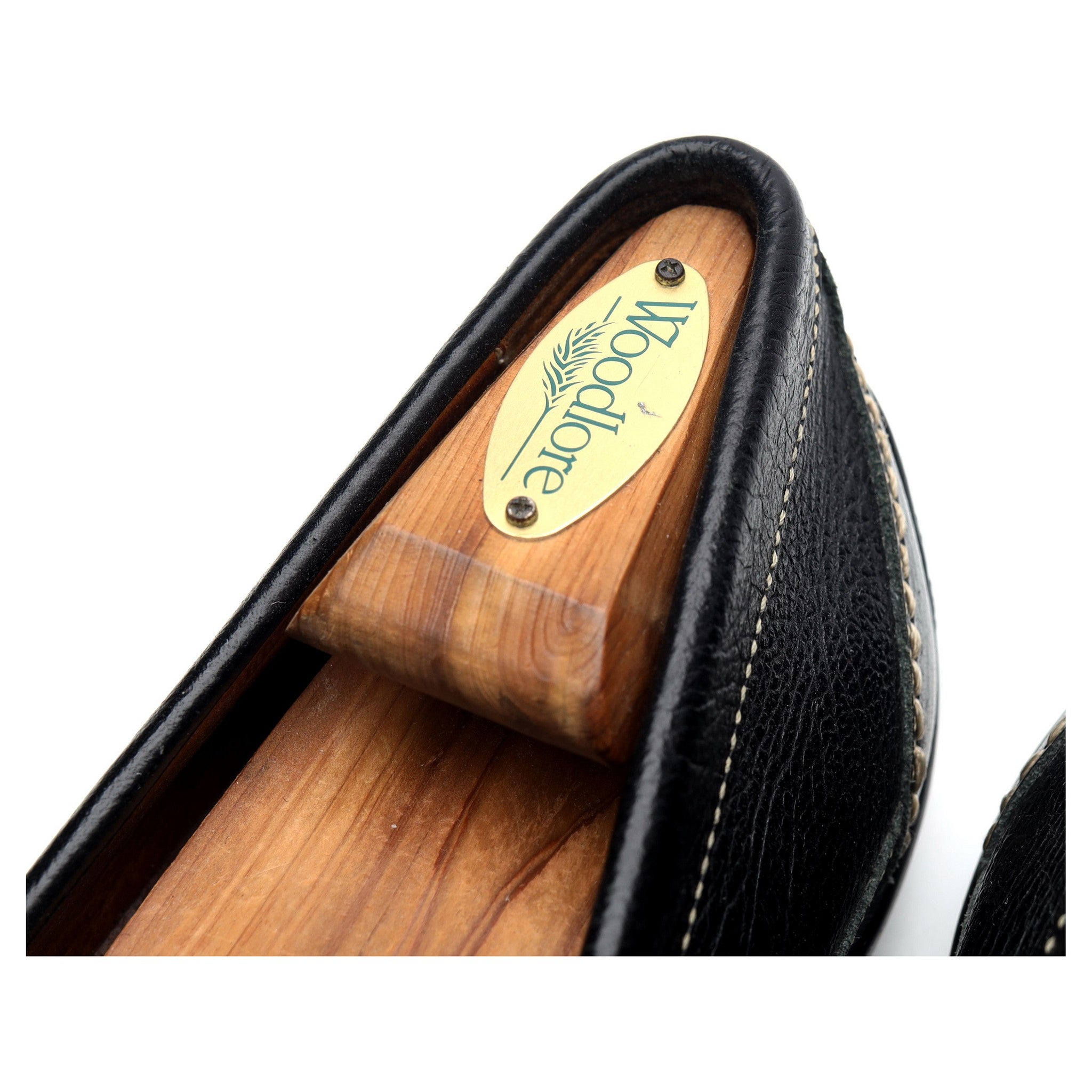 Martin Dingman Saxon mocassins cuir grainé noir UK 9,5