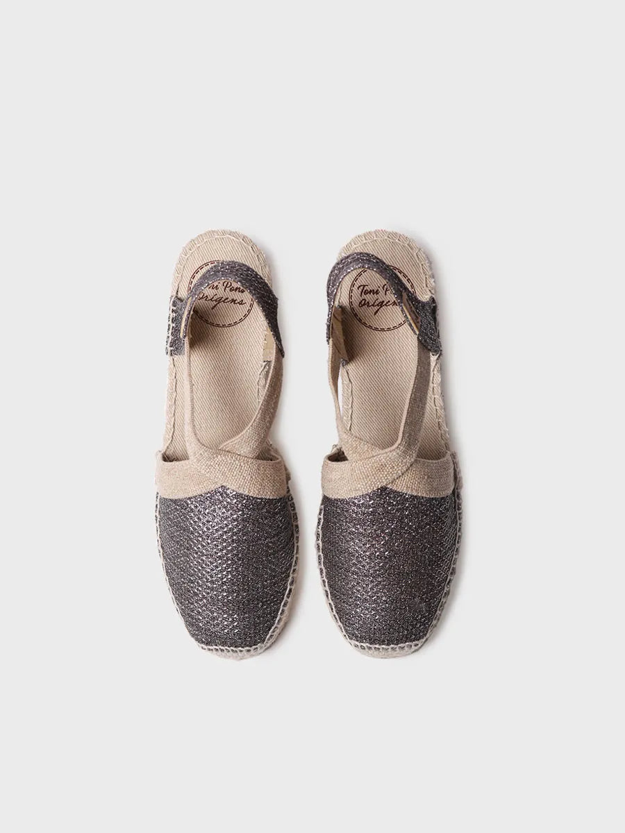 Toni Pons Triton espadrille compensée brillante vegan