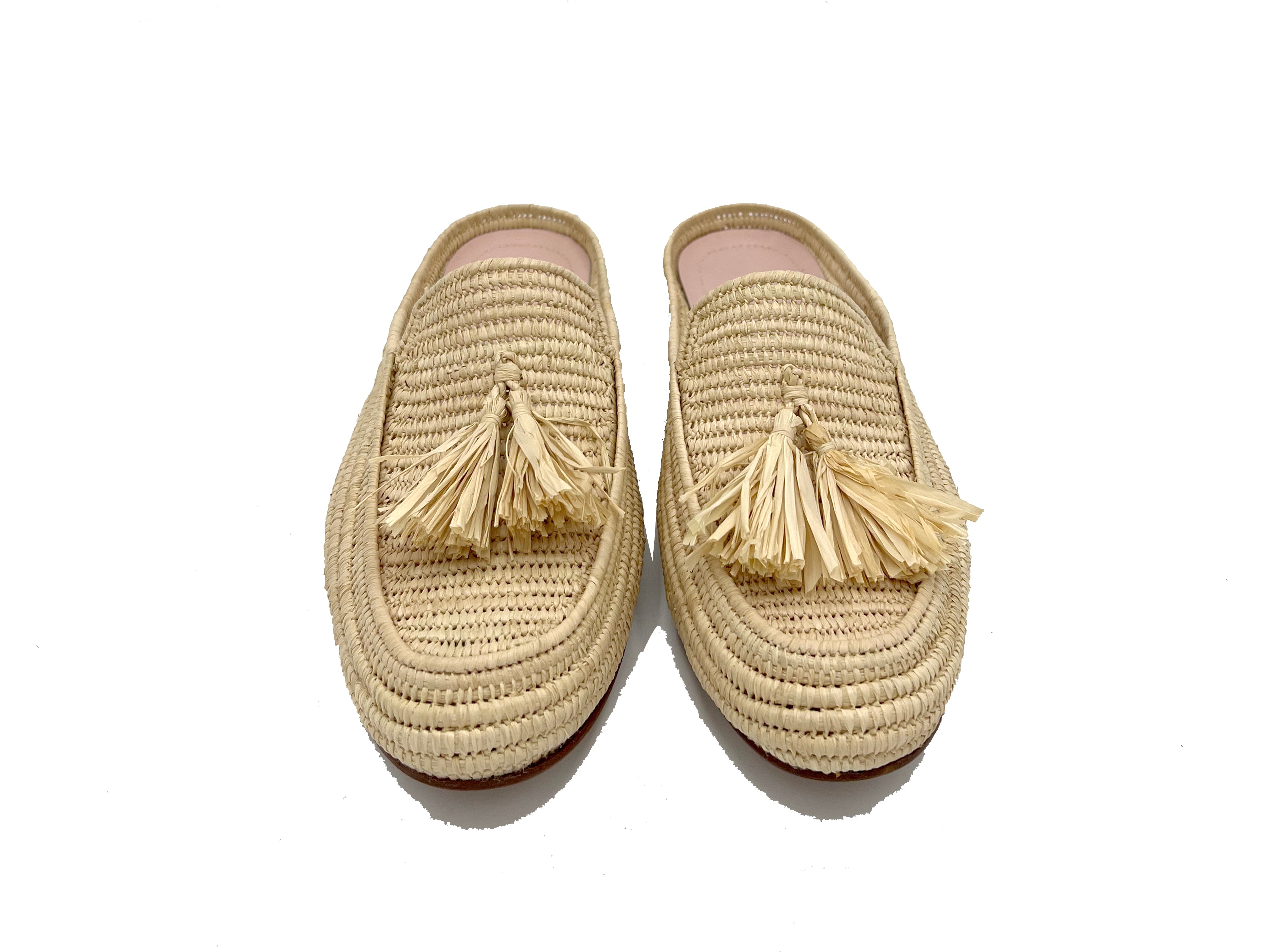 Contre-Allée Oasis mule raphia naturel