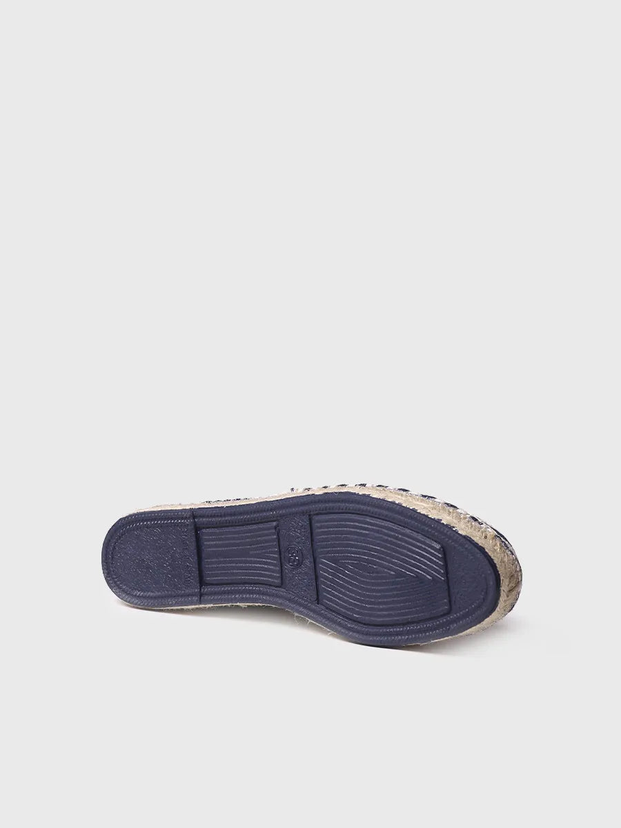 Toni Pons Blanes-DD espadrille mixte toile marine vegan