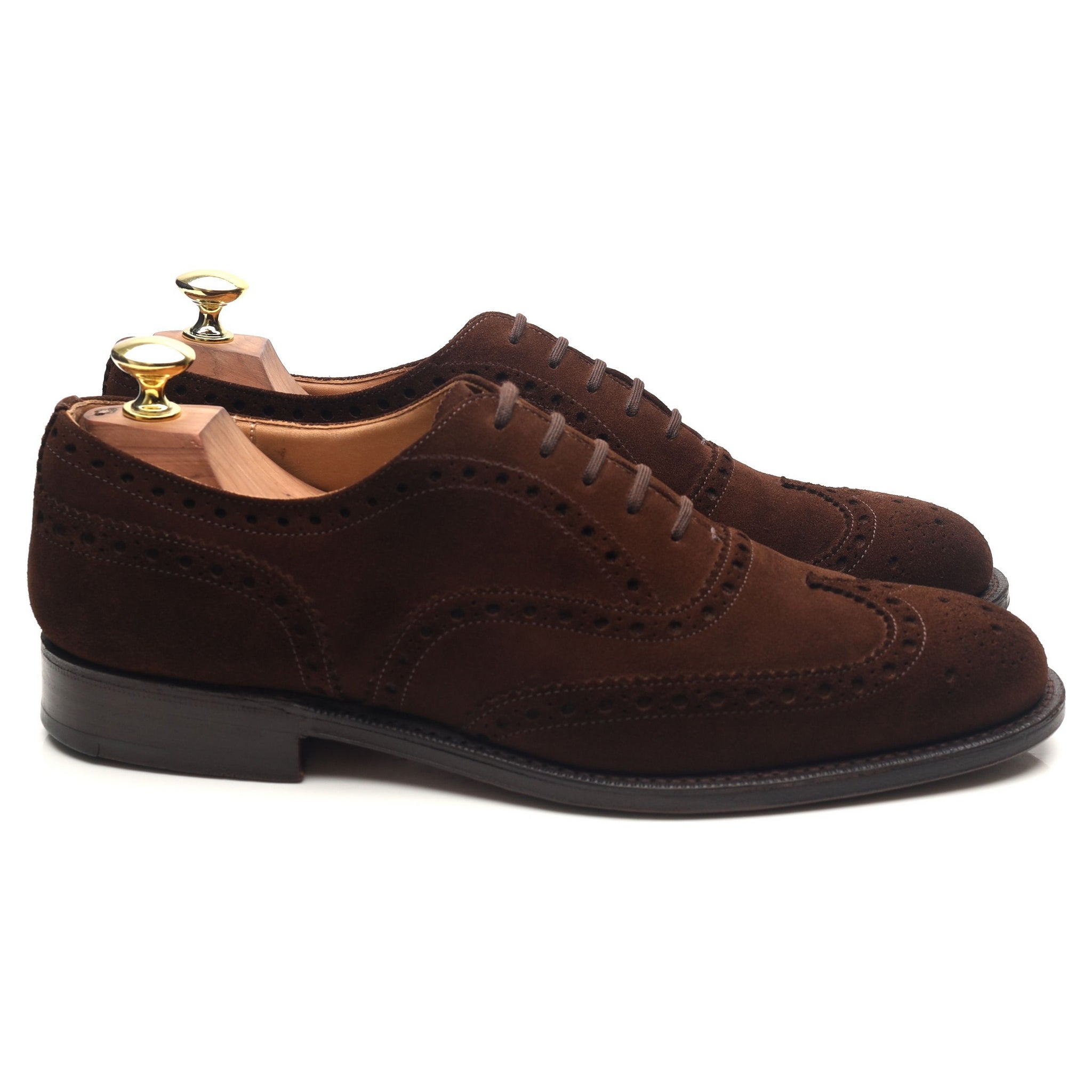 Church's Chetwynd brogues suède marron foncé UK 7.5