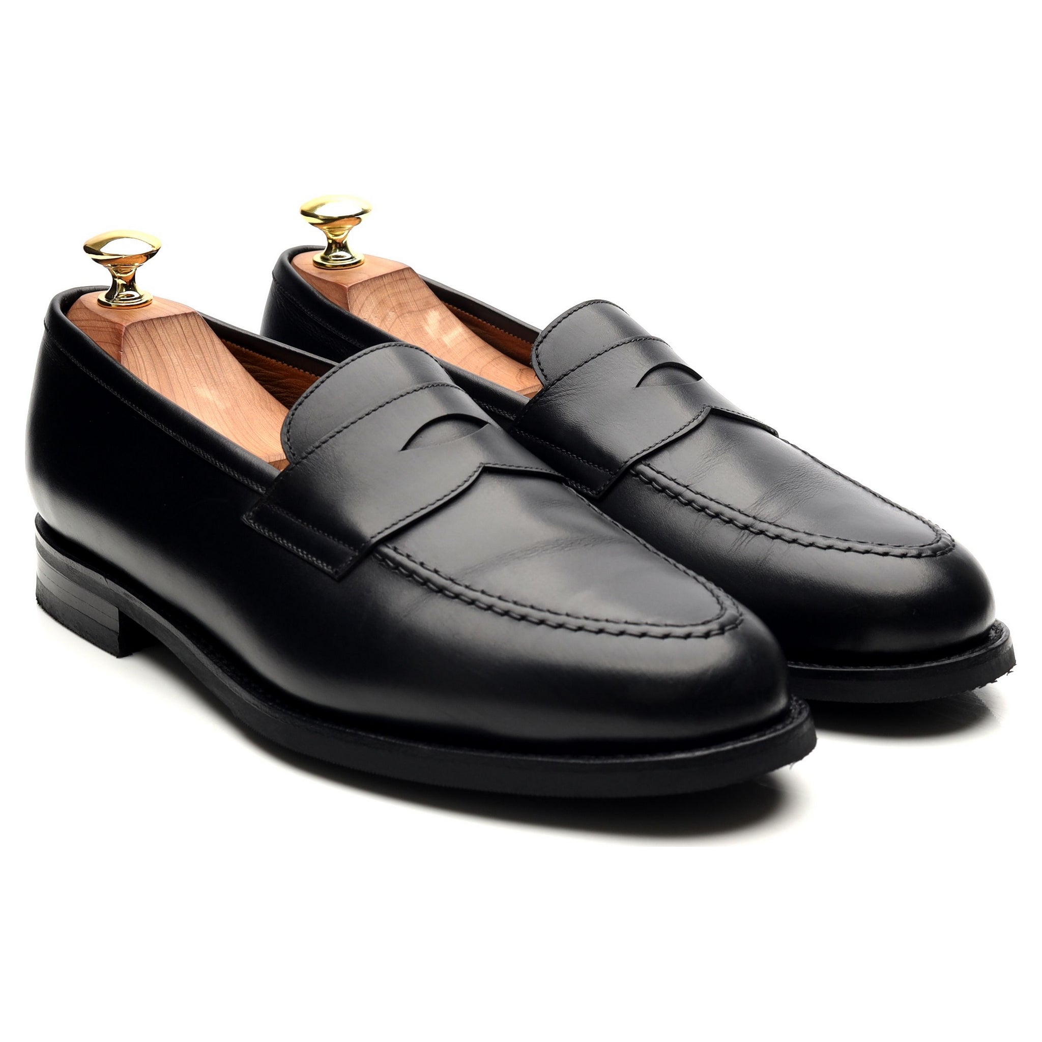 Morjas mocassins penny cuir noir UK 7.5