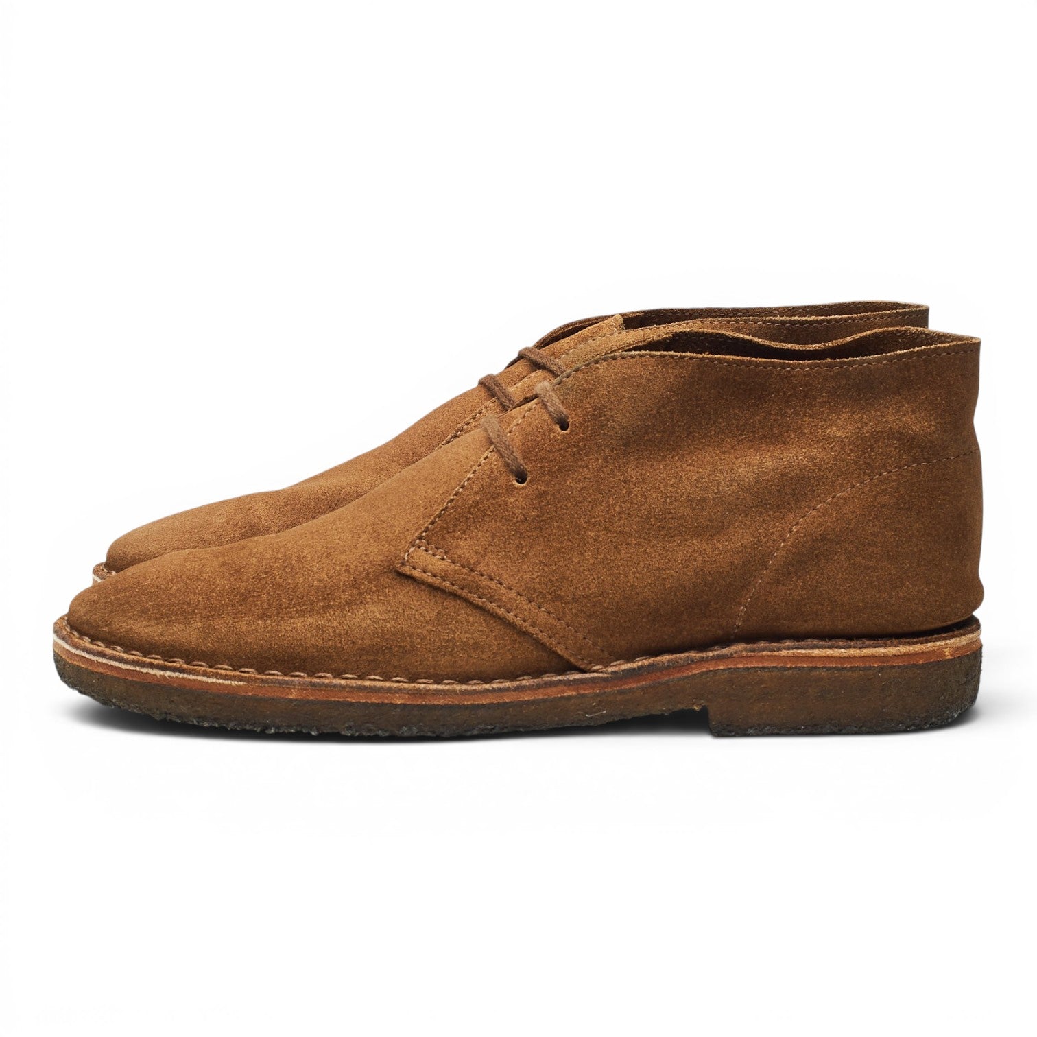 Drake's Clifford bottes chukka daim tabac UK 8,5