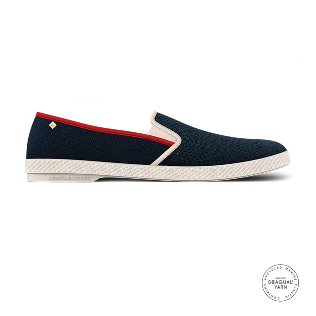 Rivieras Classic Match espadrilles marine mesh coton