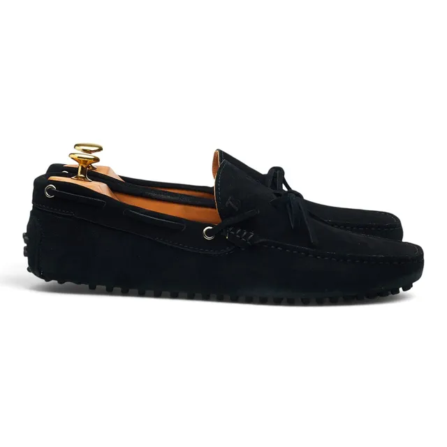 Tod's Gommino mocassins daim noir pointure UK 8