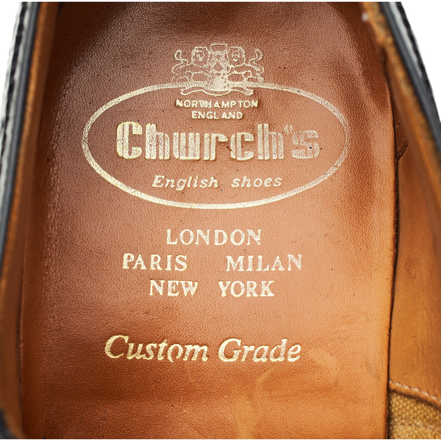Church's Chetwynd richelieu cuir noir UK 7 large