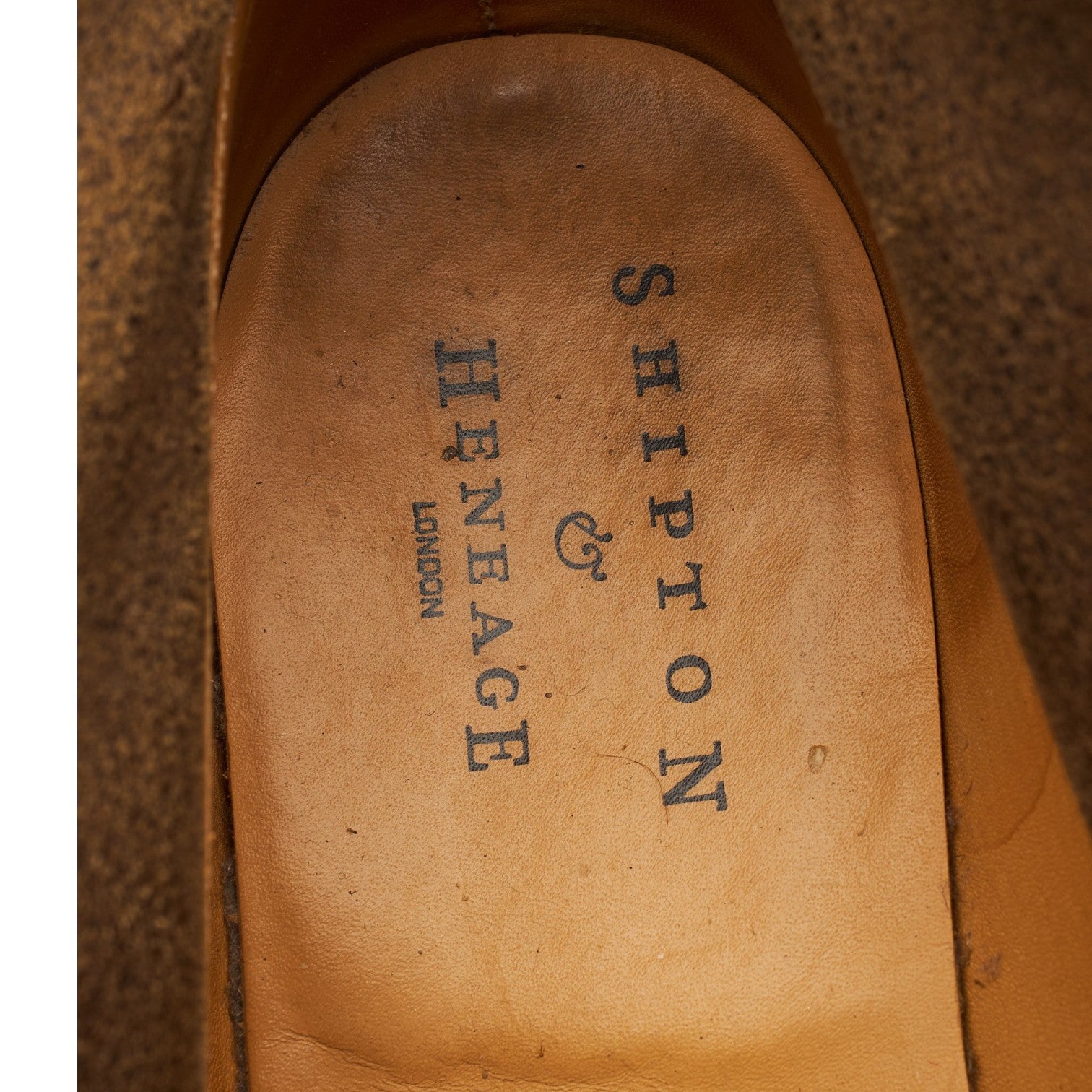 Shipton & Heneage Ranger bottines suède beige UK 8