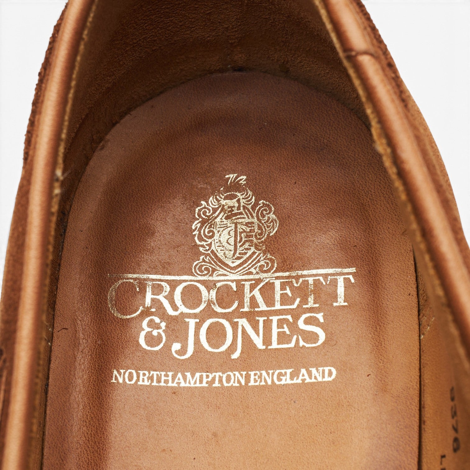 Crockett & Jones Cavendish 2 Mocassin Daim Marron UK 9