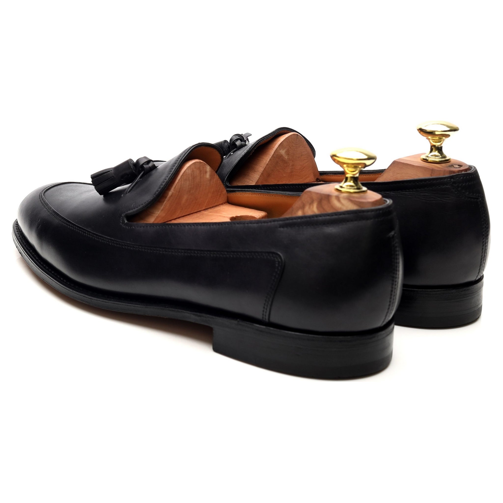 John Lobb Buckingham mocassins cuir noir pointure 7.5