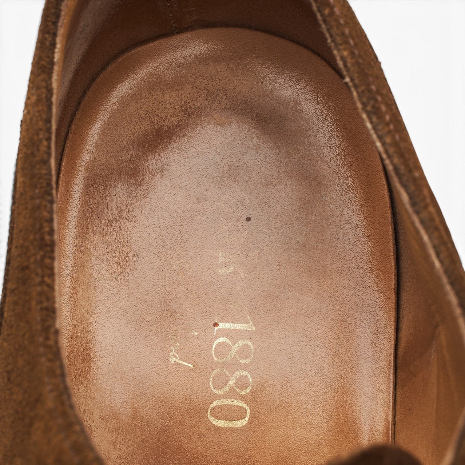 Loake 1880 Avon derby daim marron UK 8.5