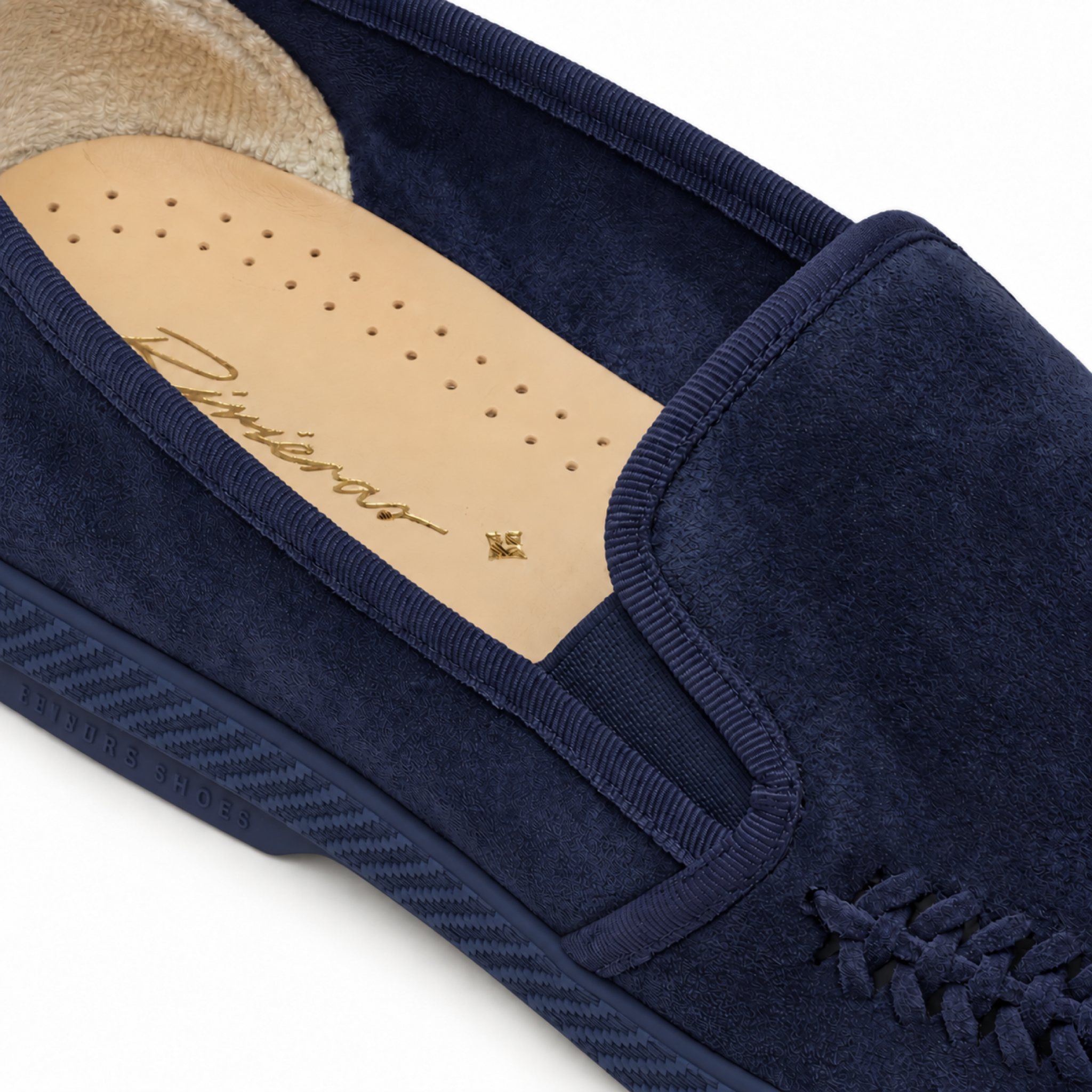 Rivieras Classic Suede Tressé espadrilles marine