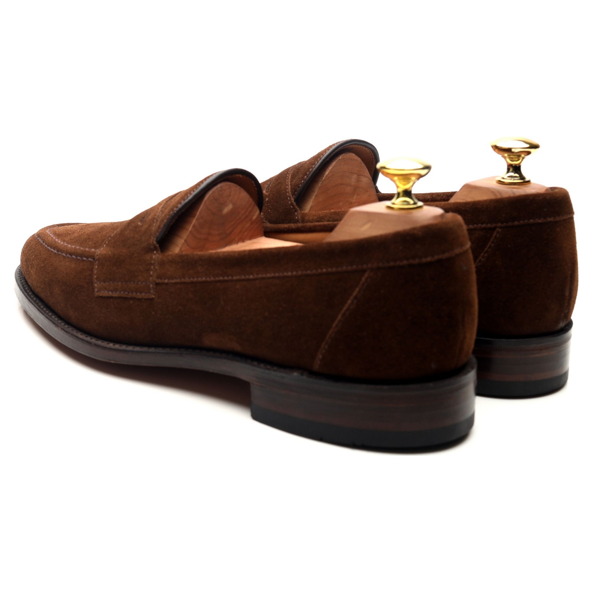 Loake Imperial mocassin daim marron UK 8