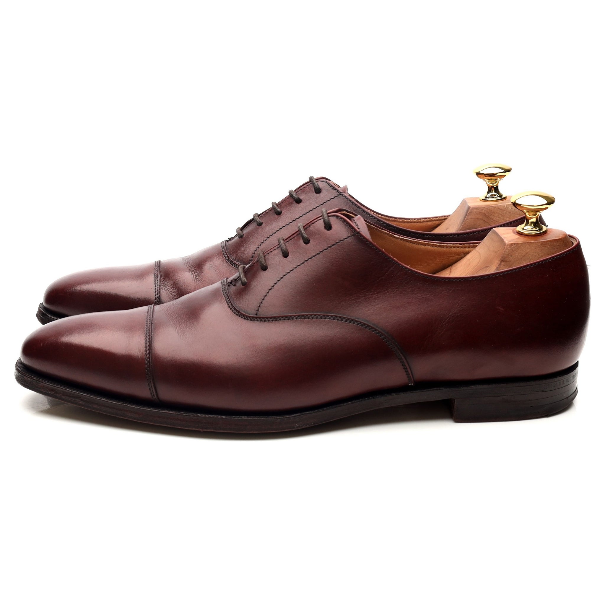 Crockett & Jones oxford cuir bordeaux pointure UK 8.5