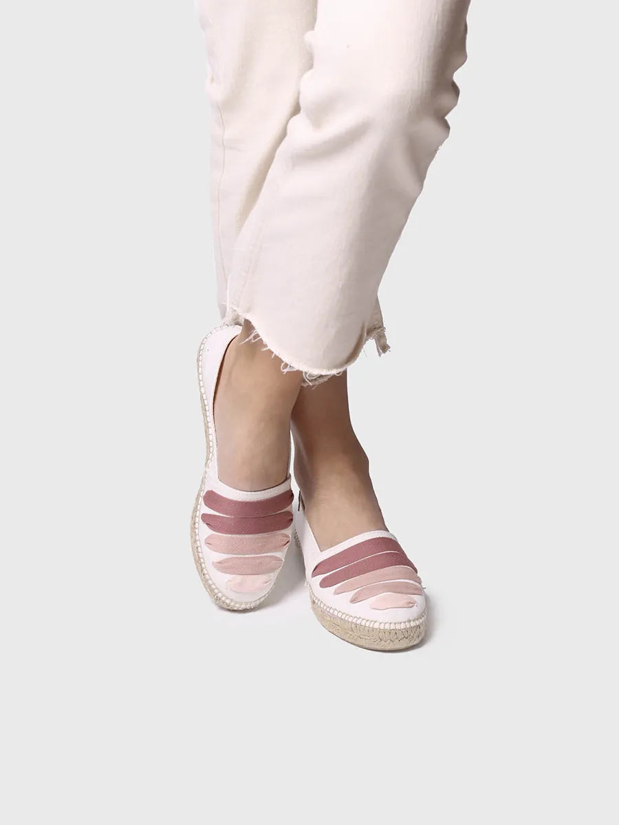 Toni Pons Rose-CM espadrille plate rose vegan