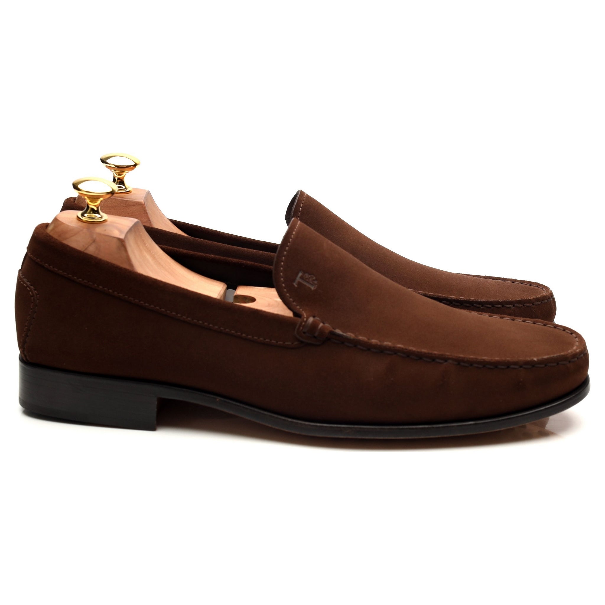 Tod's mocassins daim marron UK 10 suède