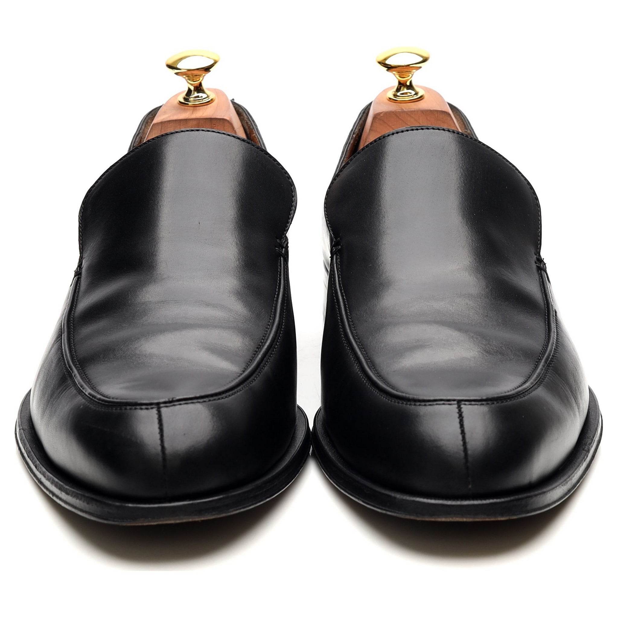 Bally mocassins cuir noir pointure UK 8 EEE