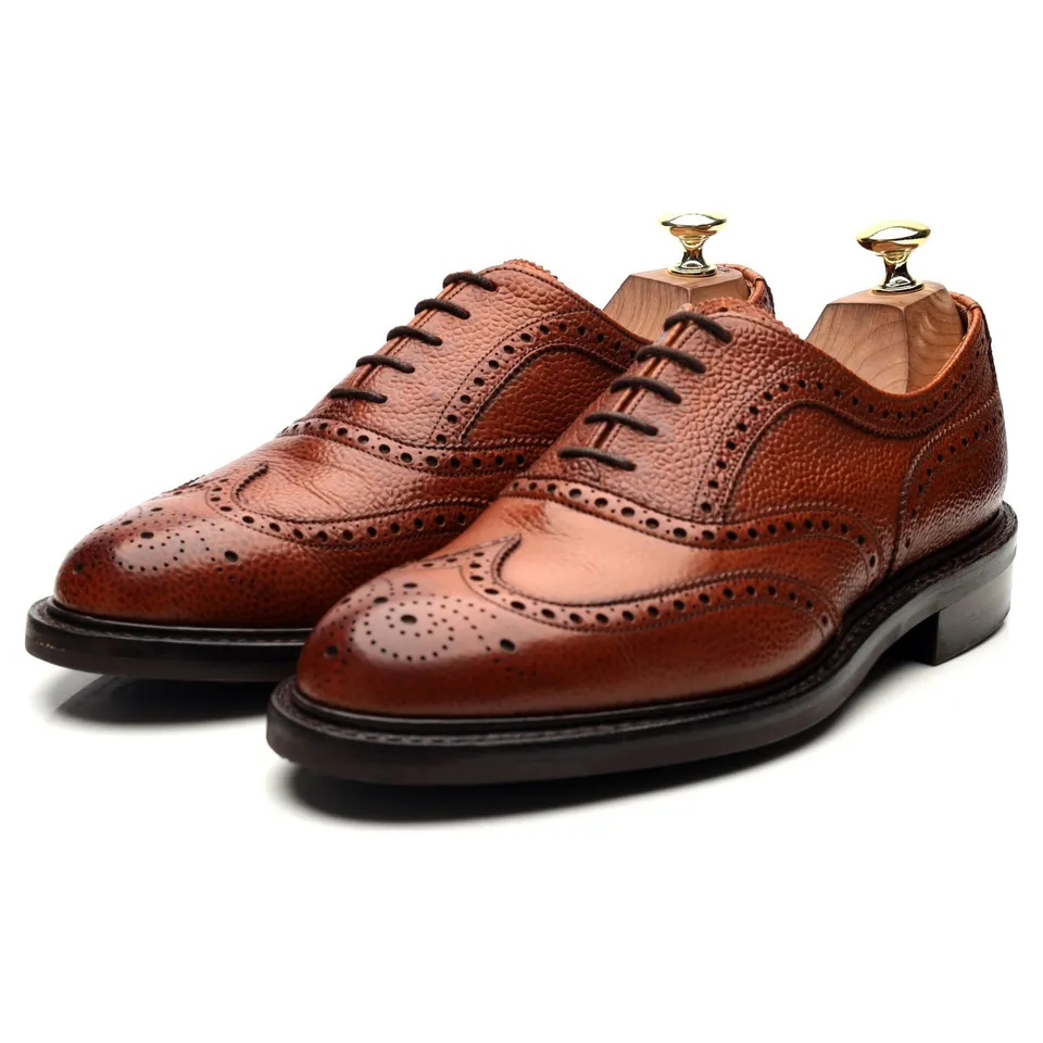 Cheaney Hythe II richelieu cuir brogue marron UK 7