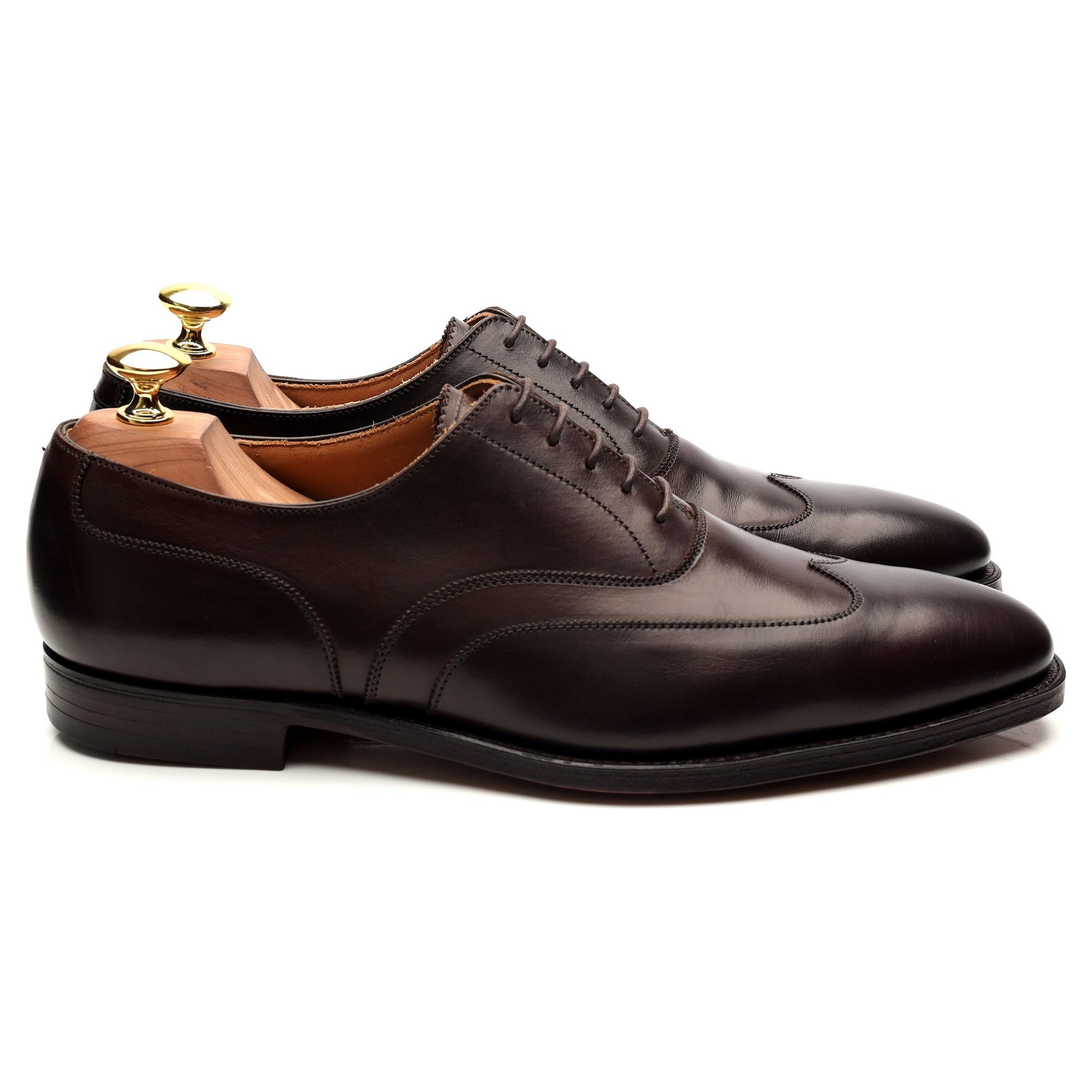 Crockett & Jones Tunbridge oxford cuir marron pointure UK 8