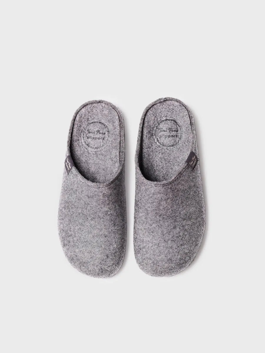 Toni Pons Mona-FR mules feutre recyclé gris femme