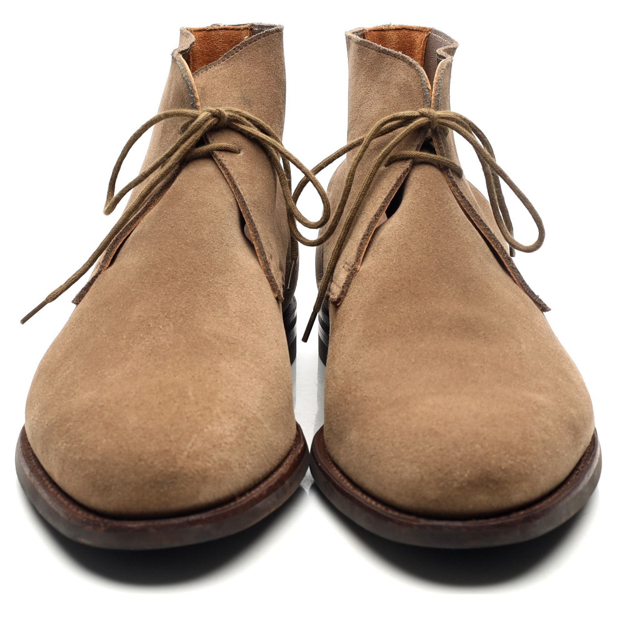 Crockett & Jones Sulgrave boots chukka daim pierre UK 8.5