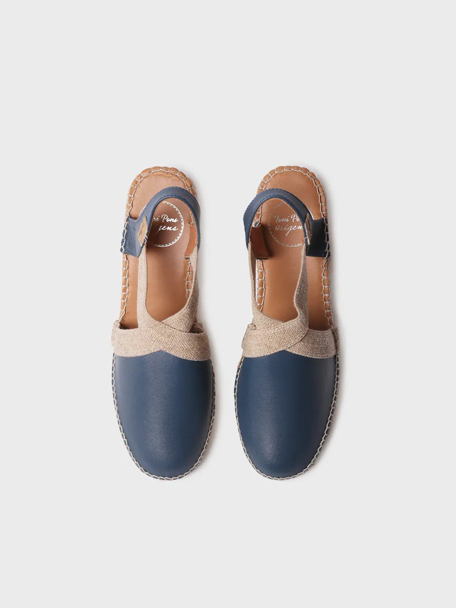 Toni Pons Tossa espadrilles cuir océano talon 6 cm