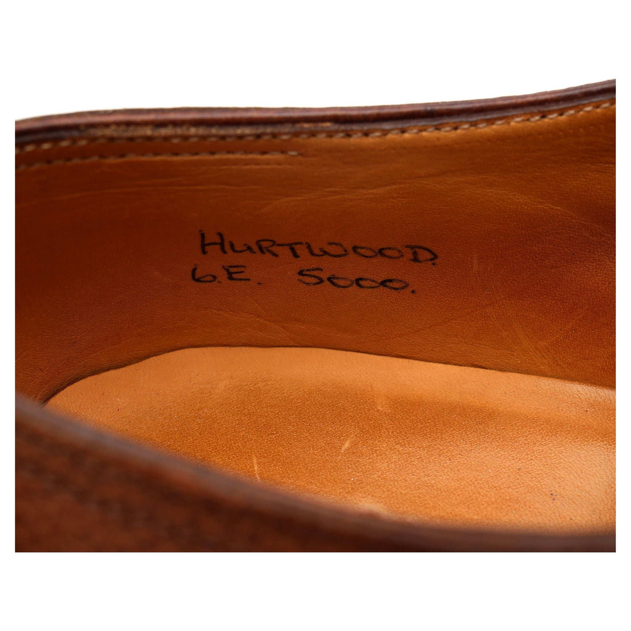 John Lobb Hurtwood derbies cuir grainé marron UK 6