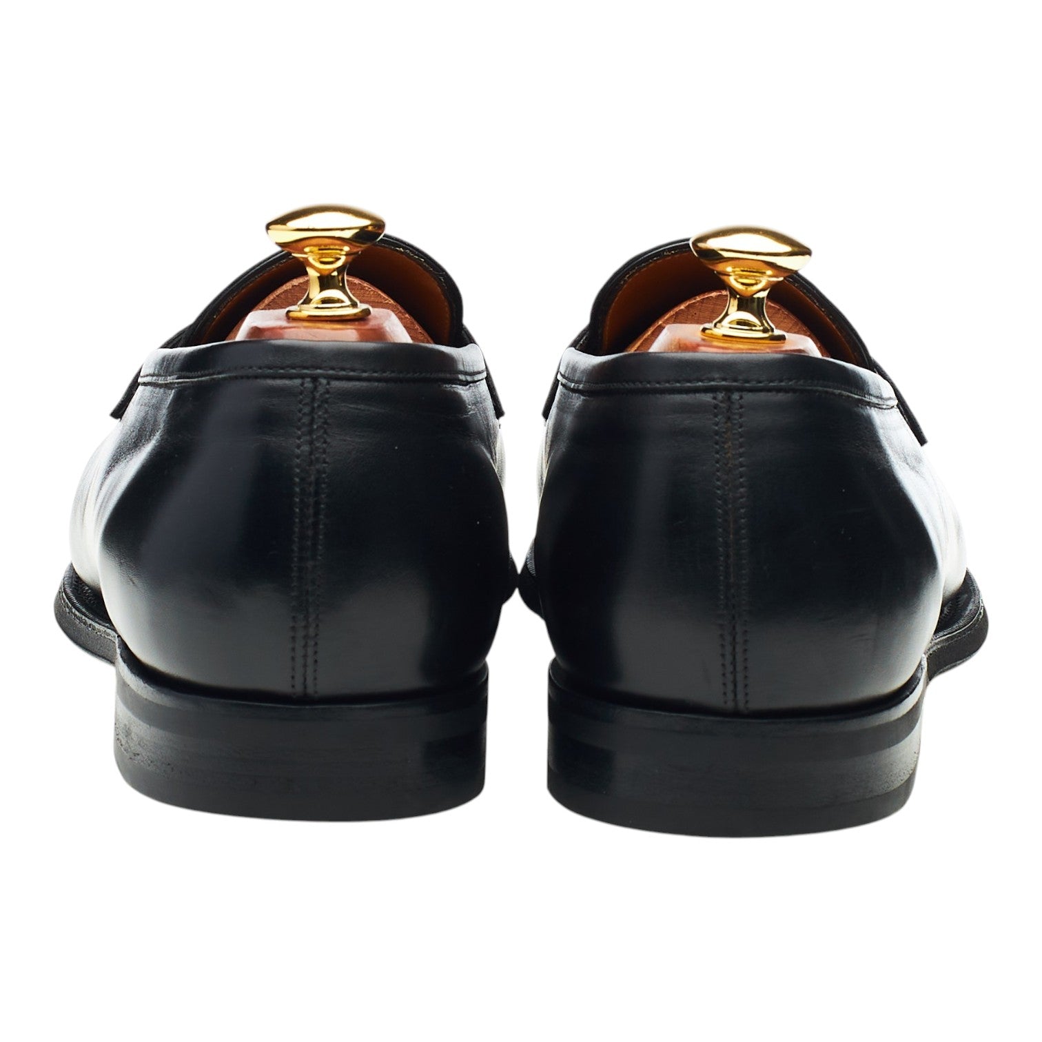 Edward Green Piccadilly mocassin cuir noir UK 9,5