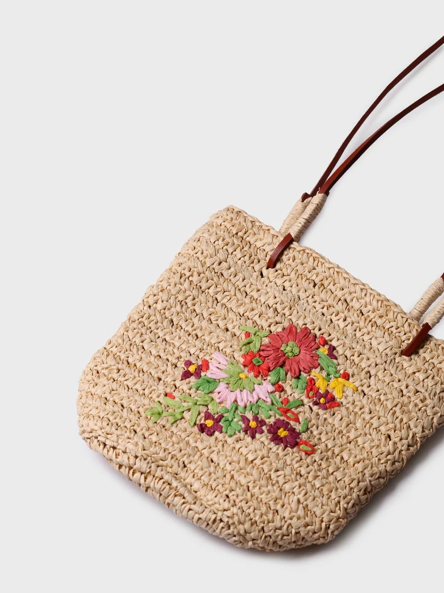 Toni Pons Farella sac crochet brodé floral