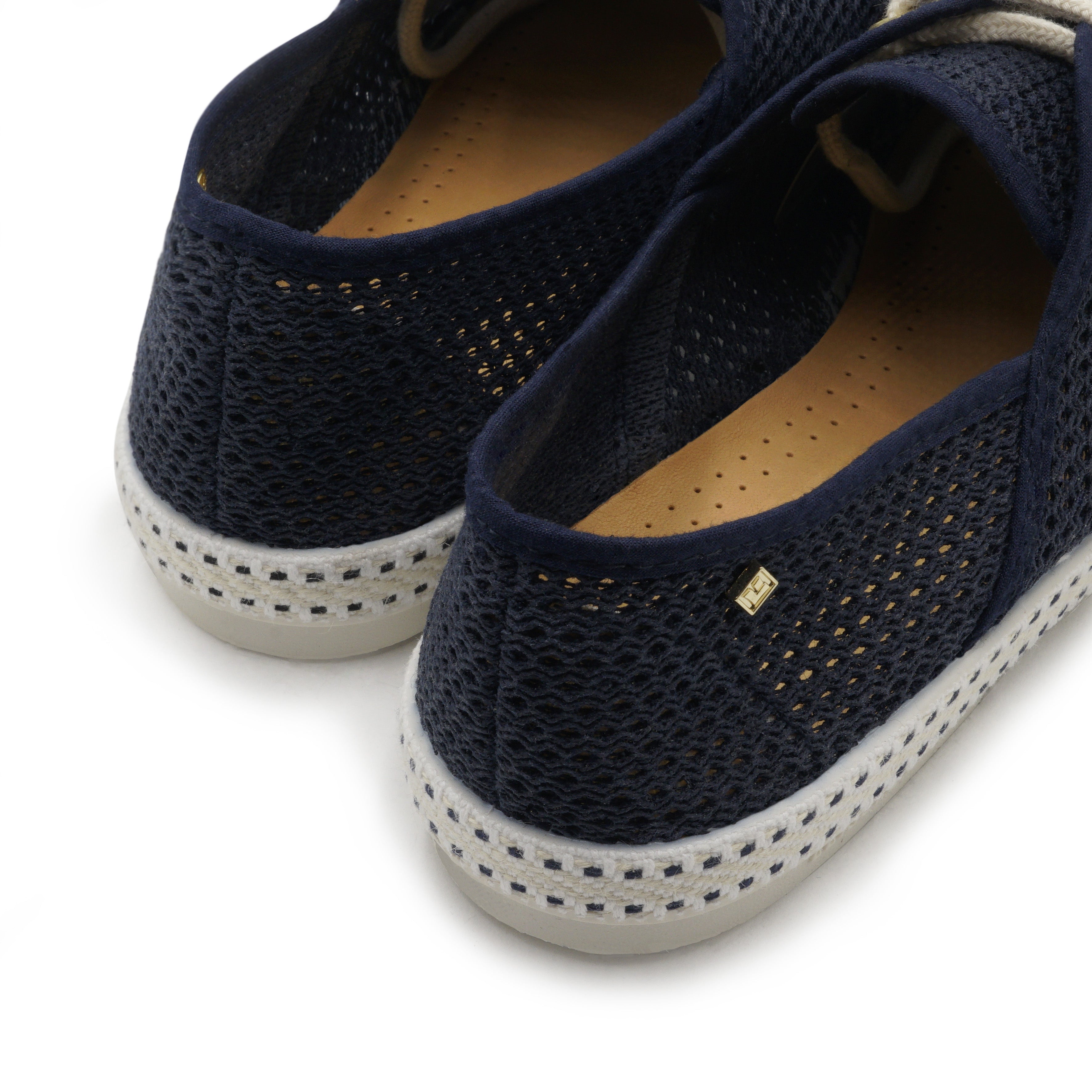 Rivieras Lacets Filet Marine espadrilles mesh