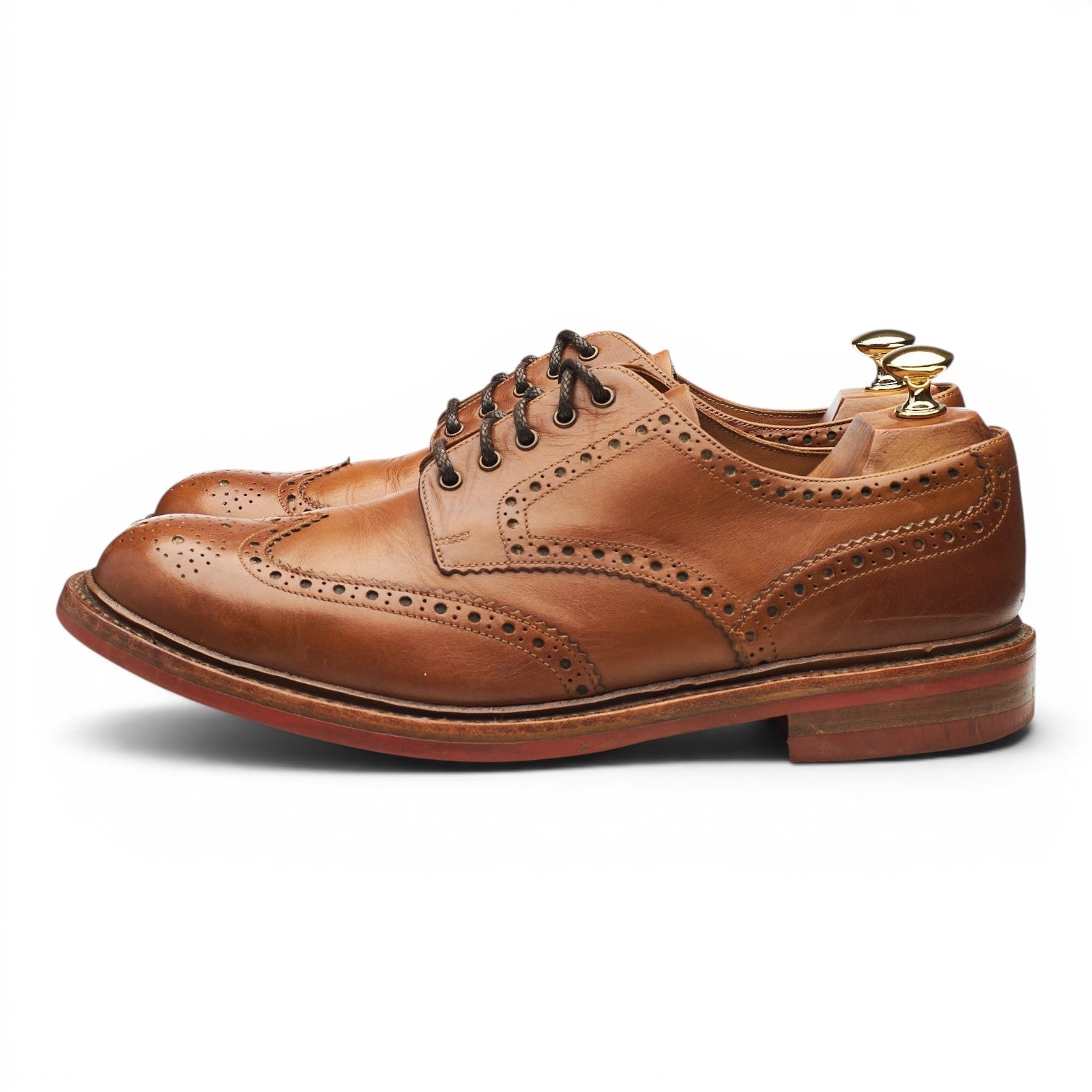 Loake 1880 Worton derbies cuir marron pointure 9