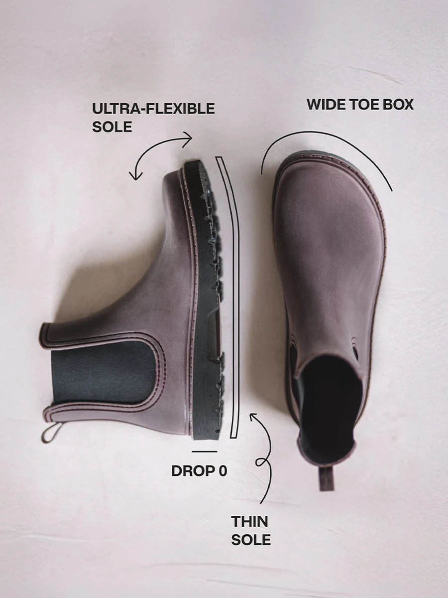 Toni Pons Cheryl bottines pluie caoutchouc barefoot