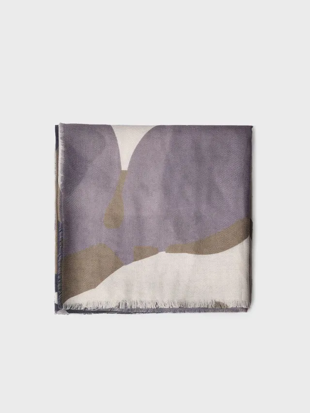Toni Pons Xenia foulard tissu leger imprime 90x185